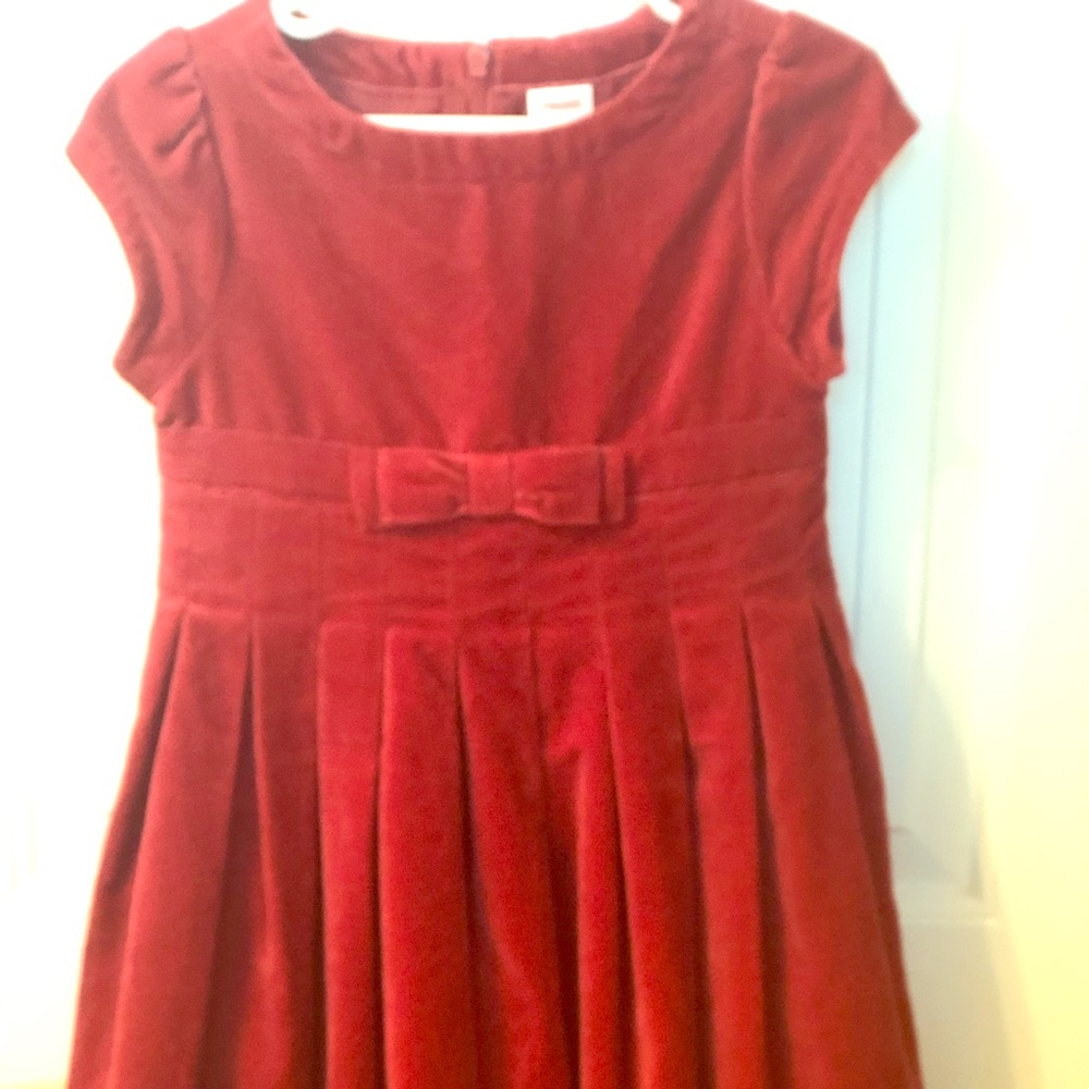 GYMBOREE Suede red dress - Size 4 toddler - Picture 1 of 3